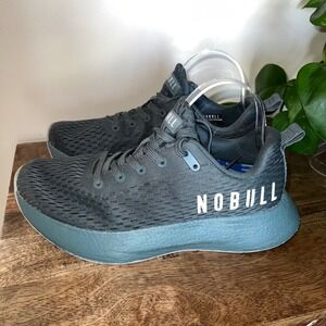 NOBULL Mens Size 9 Journey Dark Grey Mesh Athletic Running Shoes‎ Sneakers